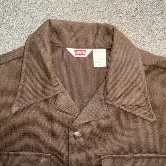 Levi's Vintage Large Brown Made in USA Gold Tab 70s Trucker Jacket 60517-4427 - Picture 3 of 7